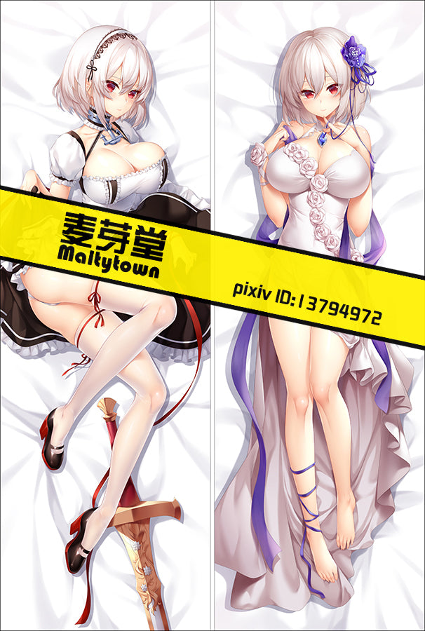 Azur Lane Dakimakura Pillow Cover HMS Sirius YC0856 YC0857