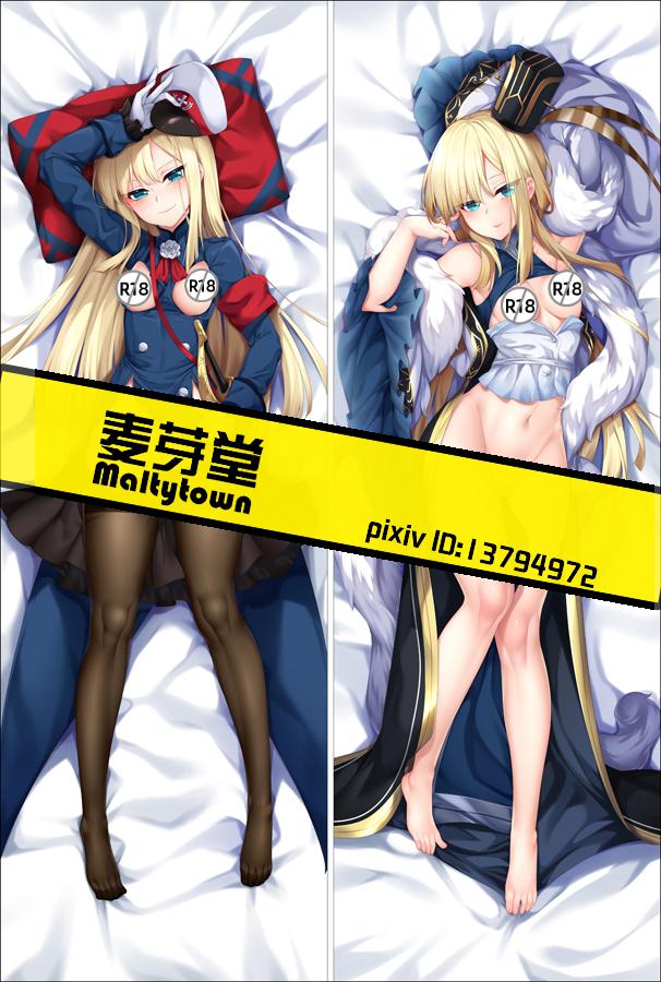 Fate Grand Order Reines Sima Yi Blond hair black silk stockings body pillowcase YC0880 YC0881