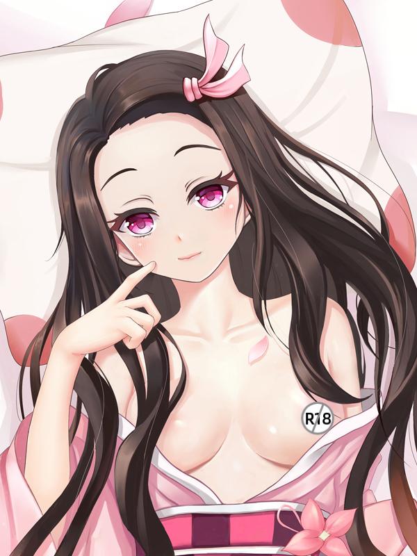 Demon Slayer Kamado Nezuko dakimakura Body pillow case YC0895 YC0896