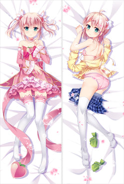 Dakimakura Pillow Cover The Demon Girl Next Door magical girl Momo Chiyoda YC0907 YC0908