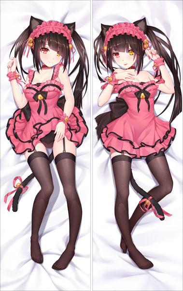 DATE A LIVE Cute Girl Dakimakura Pillow Cover sexy pose large breasts Tokisaki Kurumi BM05 BM06