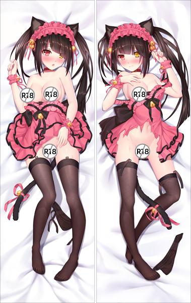 DATE A LIVE Cute Girl Dakimakura Pillow Cover sexy pose large breasts Tokisaki Kurumi BM05 BM06