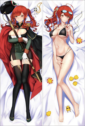 Zara Dakimakura Pillow cover sexy pose Azur Lane large breasts YC0933 YC0934