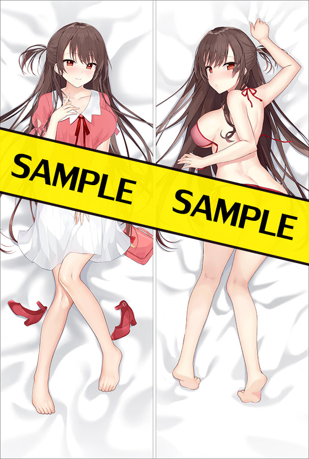 Rent-A-Girlfriend Dakimakura Pillow cover Chizuru Mizuhara Swimming Suit Naked YC0937 YC0938