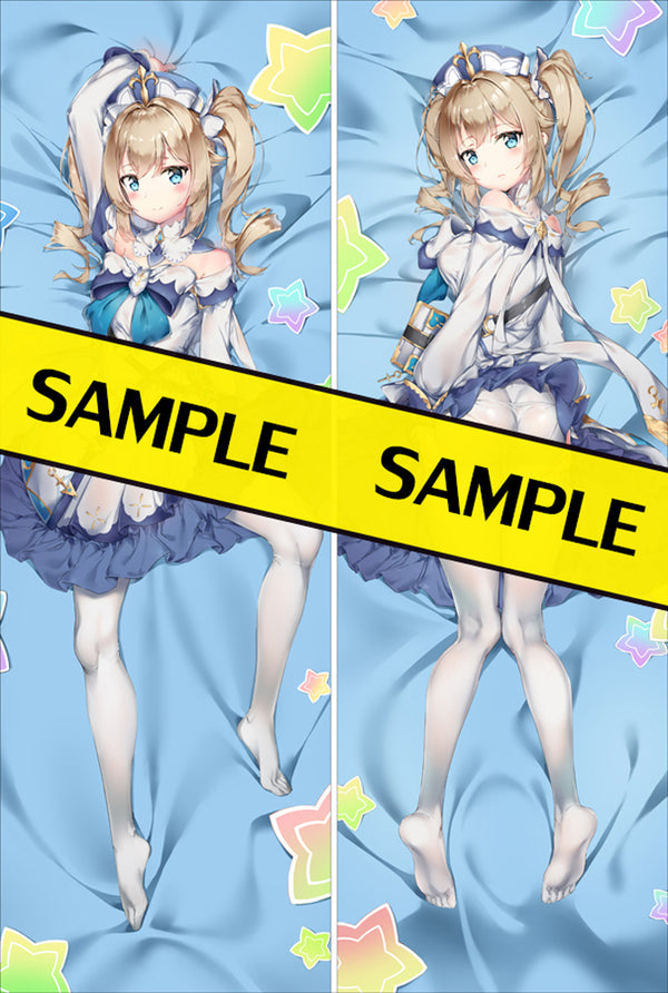 Genshin Impact Dakimakura Pillow cover Babara Sexy Cute White Tight YC0949 YC0950