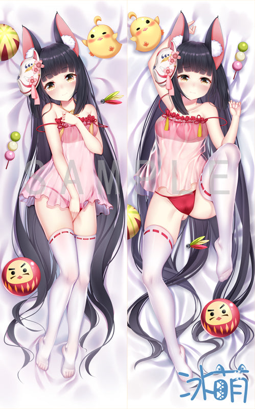 Cat ears Dakimakura Pillow cover Gawr Gura Cute Azur Lane BM011 BM012