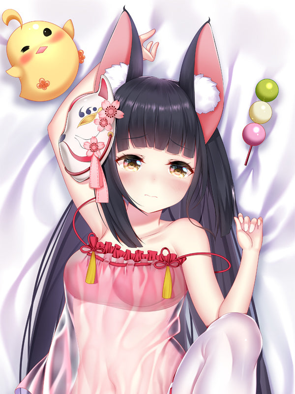 Cat ears Dakimakura Pillow cover Gawr Gura Cute Azur Lane BM011 BM012