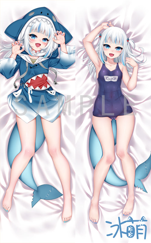 Hololive Dakimakura Pillow cover Gawr Gura Cute Swimming Suit BM013 BM014