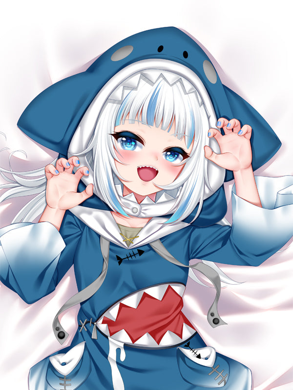 Hololive Dakimakura Pillow cover Gawr Gura Cute Swimming Suit BM013 BM014