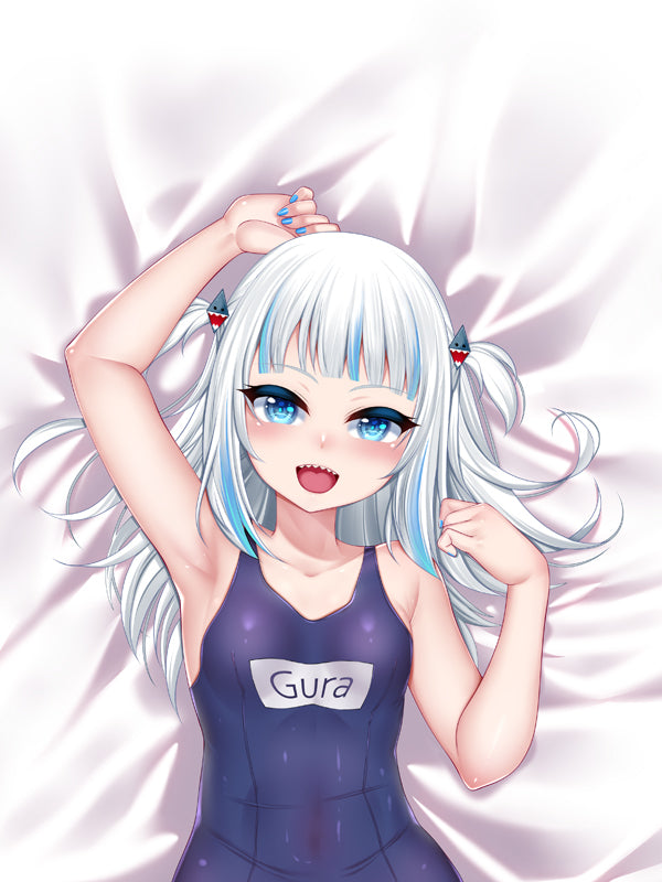 Hololive Dakimakura Pillow cover Gawr Gura Cute Swimming Suit BM013 BM014