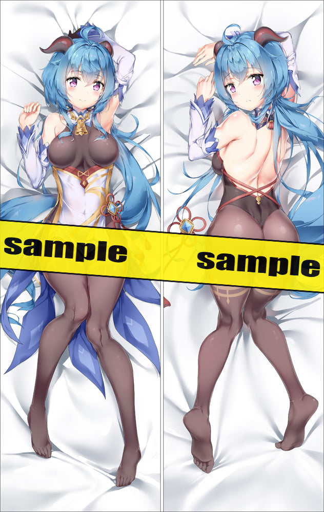 Genshin Impact Dakimakura Pillow cover Ganyu sexy pose YC0959 YC0960