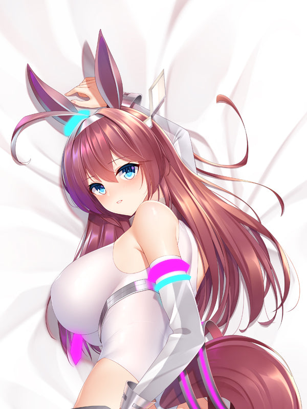 Uma Musume Large breasts cat ears sexy pose body pillow cover Mihono Bourbon YC0975