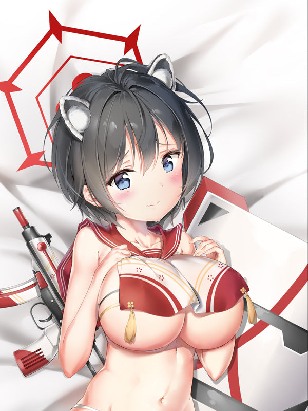 Kasuka Tsubaki Blue Archive Dakimakura Pillow Cover cat ears YC0983 YC0984