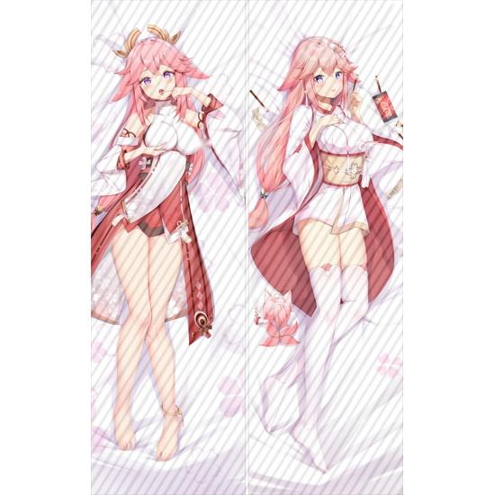 Miko clothing Genshin Impact Guuji Yae dakimakura Inazuma body pillow cover YC1011 YC1012