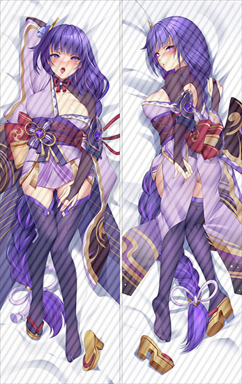 Genshin Impact dakimakura Pillow cover Raiden Shogun Inazuma Raijin YC1005 YC1006