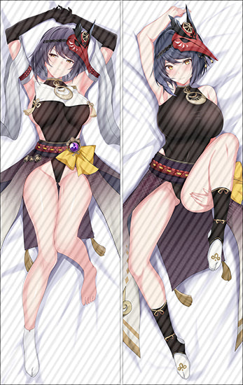 Genshin Impact dakimakura Pillow cover Kujou Sara YC1007 YC1008