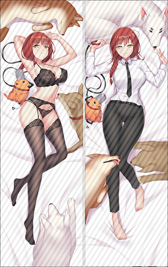 Chainsaw Man Dog dakimakura Pillow cover Makima Pochita YC1009 YC1010