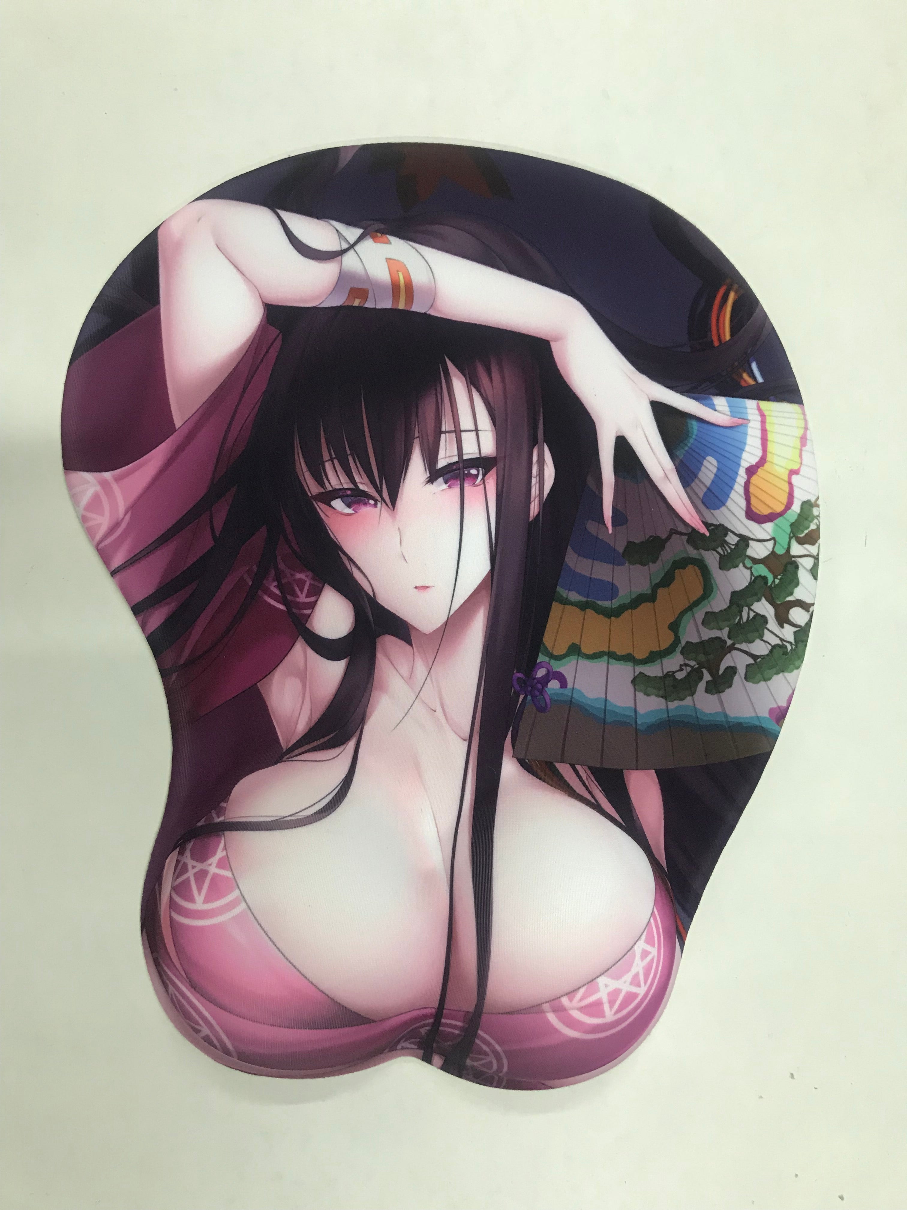 3D mousepad Soft Touch Sexy girl phone Printed Buttock Breast Mouse Mat Non-slip