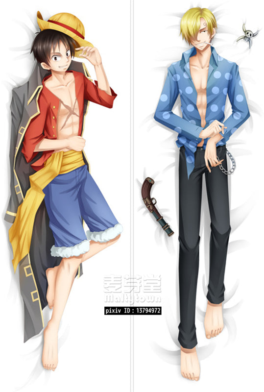 Anime Pillow Cover Case Luffy sanji One Piece YC0247