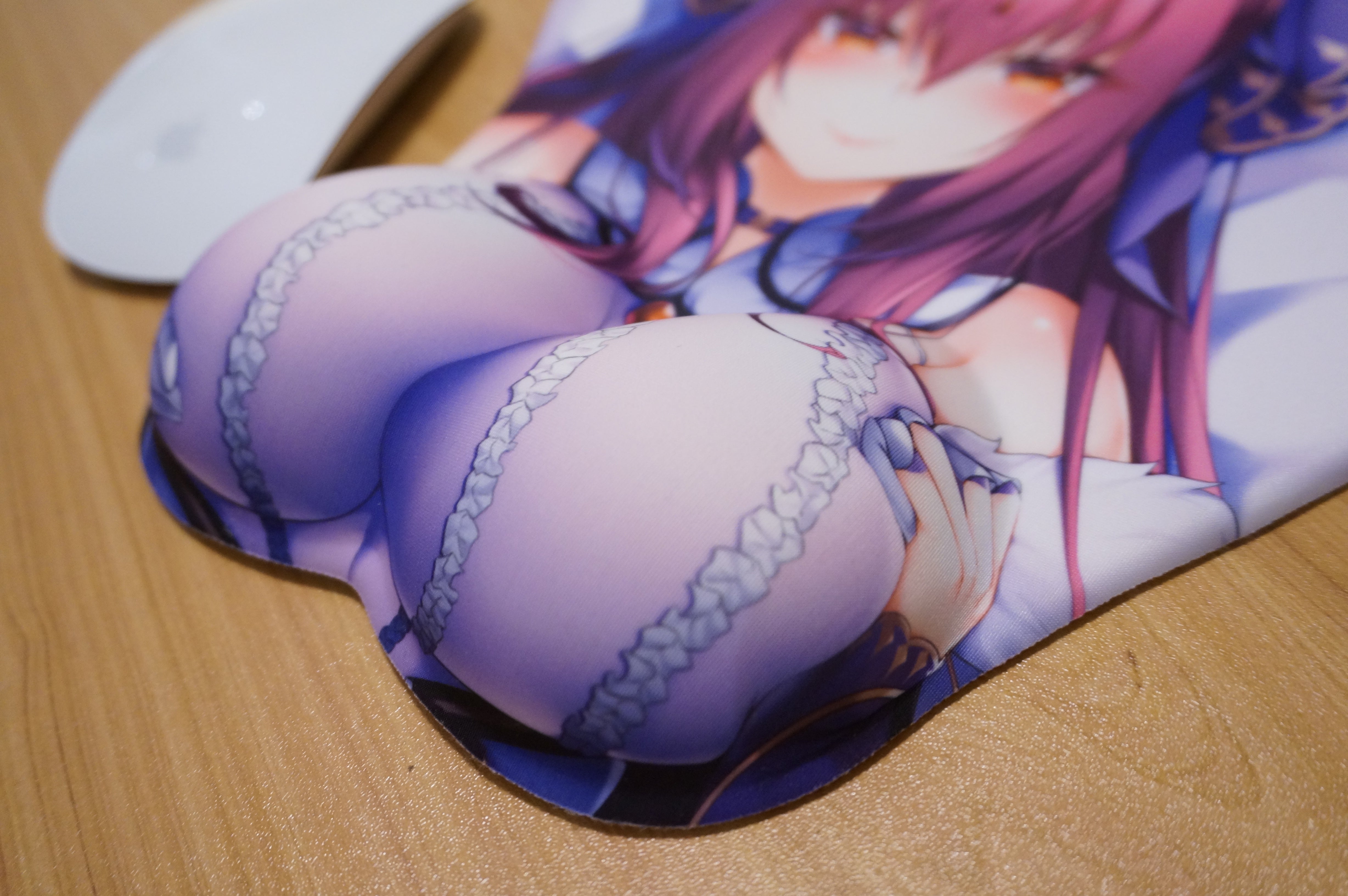 Sexy girl Anime character Soft Customized design Big Breast 3D mousepad