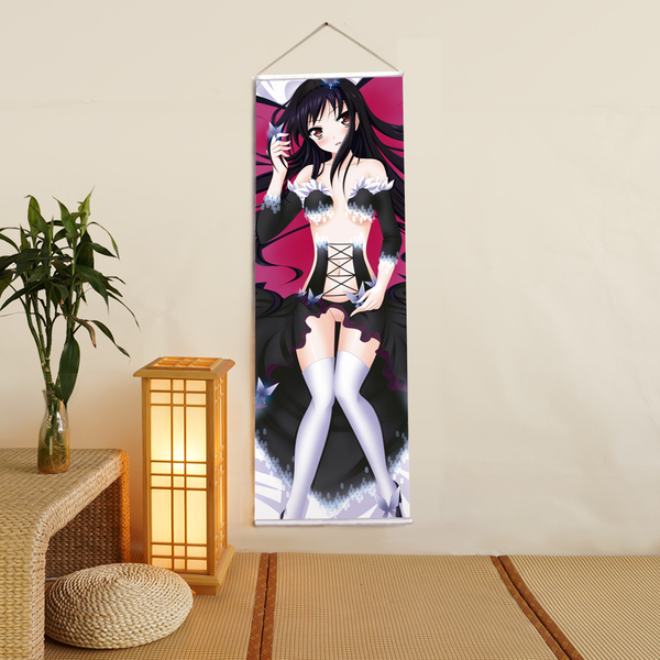 Accel World Black Snow White Anime Digital Printing Wall Scroll