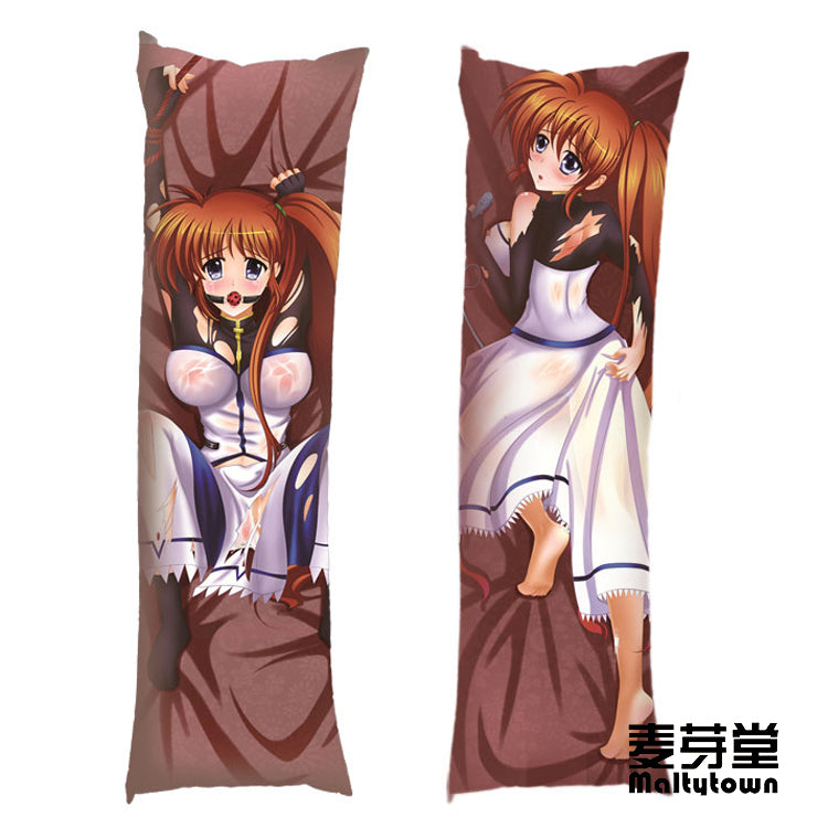 Magical Girl Lyrical Nanoha series Dakimakura Body Pillow Cover sexy pose  YC007 YC008