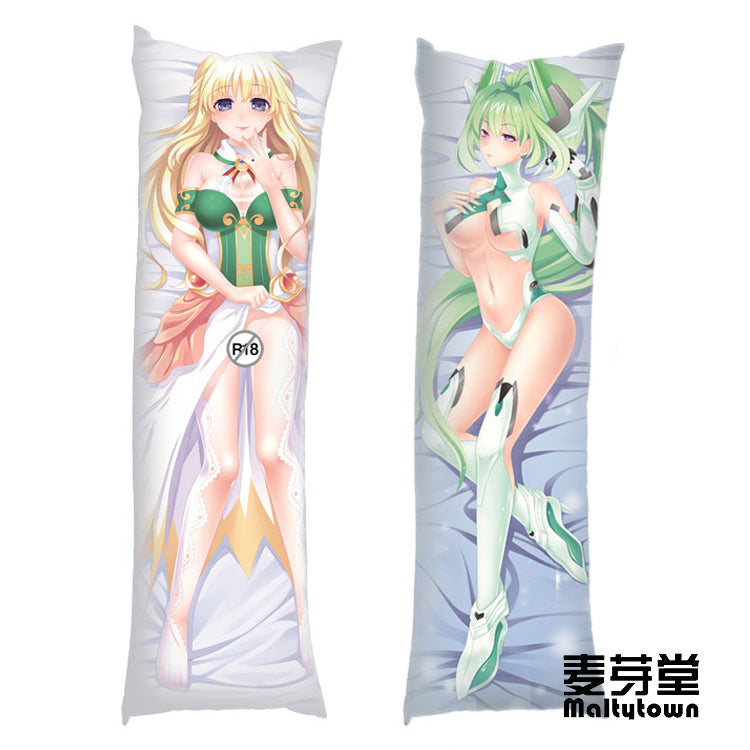 Hyperdimension Neptunia Dakimakura Body Pillow Cover sexy pose combat uniform YC0125 YC0126