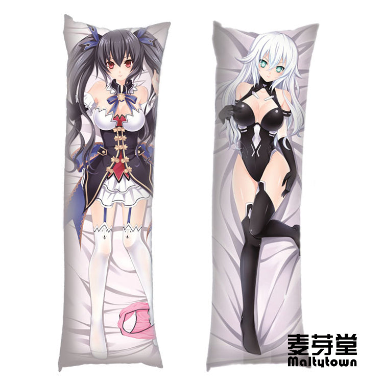 Hyperdimension Neptunia Dakimakura Body Pillow Cover Hyperdevotion Noire Goddess Black Heart YC0127 YC0128