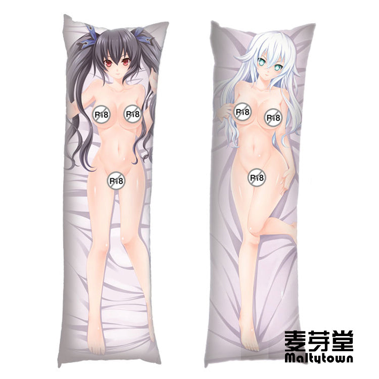 Hyperdimension Neptunia Dakimakura Body Pillow Cover Hyperdevotion Noire Goddess Black Heart YC0127 YC0128