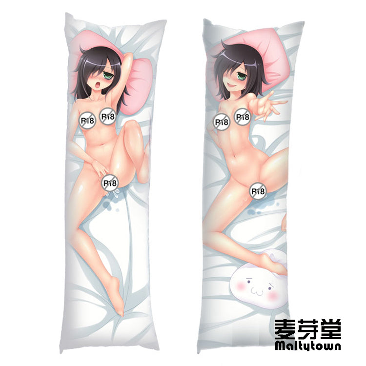 Dakimakura Body Pillow Cover WATAMOTE No Matter How I Look at It It s You Guys Fault Im Not Popular YC0139 YC0140