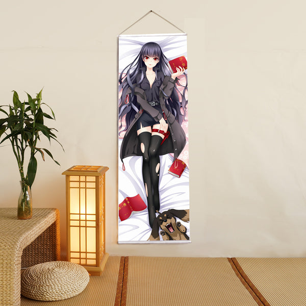 Natsuno Kirihime Dog & Scissors Anime Digital Printing Wall Scroll