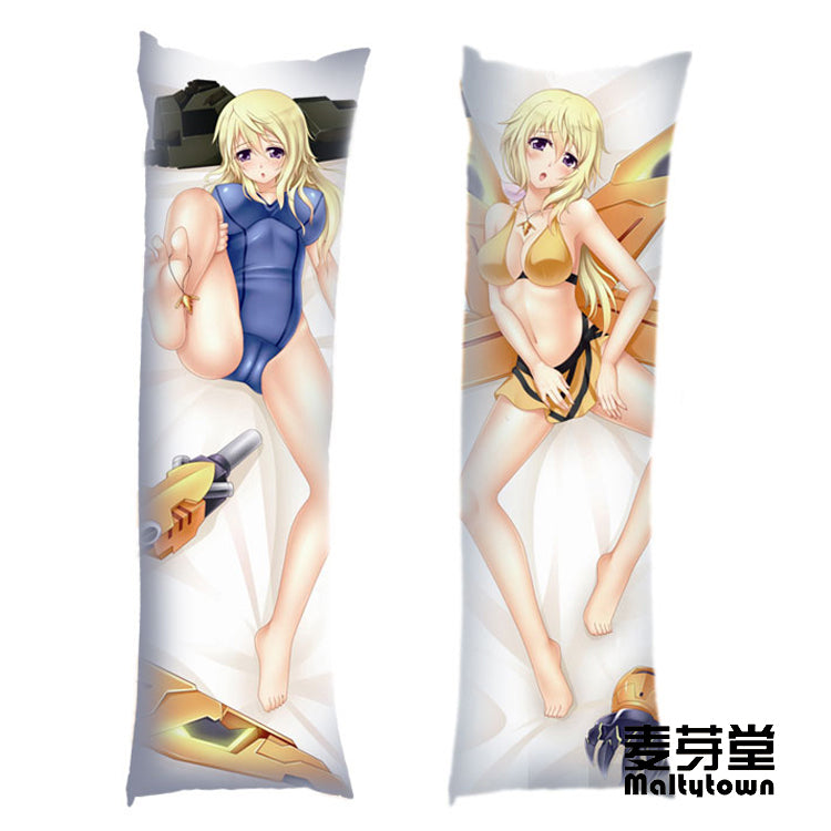 Charlotte dunois Dakimakura Body Pillow Cover Infinite Stratos YC0173 YC0174