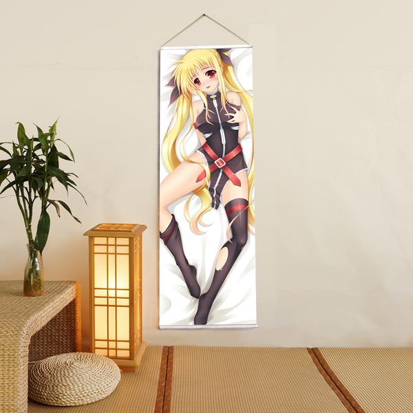 Fitte Magical Girl Lyrical Nanoha series Anime Digital Printing Wall Scroll