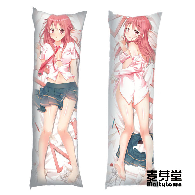 Haruka Takayama Sakura Trick Dakimakura Body Pillow Cover Cute Girl YC0195 YC0196