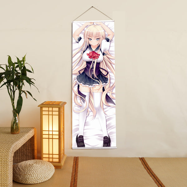 Isoshima Kurumi Magical Warfare Anime Digital Printing Wall Scroll