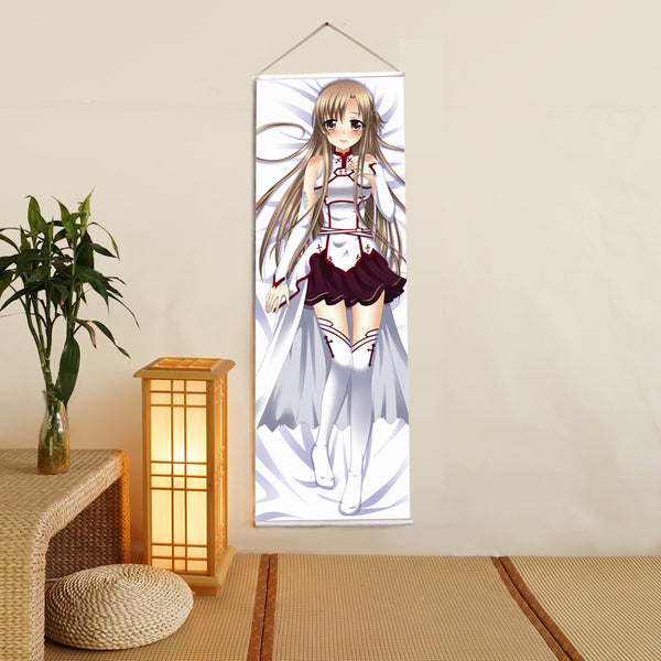 Sword Art Online Asuna Anime Digital Printing Wall Scroll