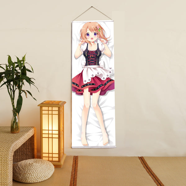 Hoto Kokoa Is the order a rabbit Anime Digital Printing Wall Scroll