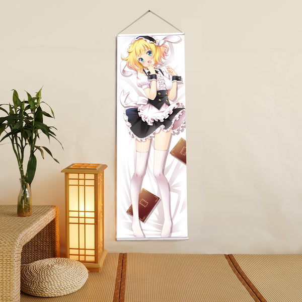 Kirima Sharo Is the order a rabbit Anime Digital Printing Wall Scroll