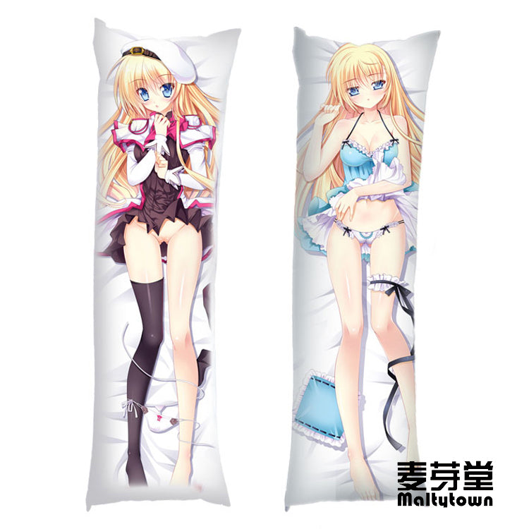 Silvia Lautreamont Dragonar Academy Neptune Dakimakura Body Pillow Cover Cute Girl YC0231 YC0232