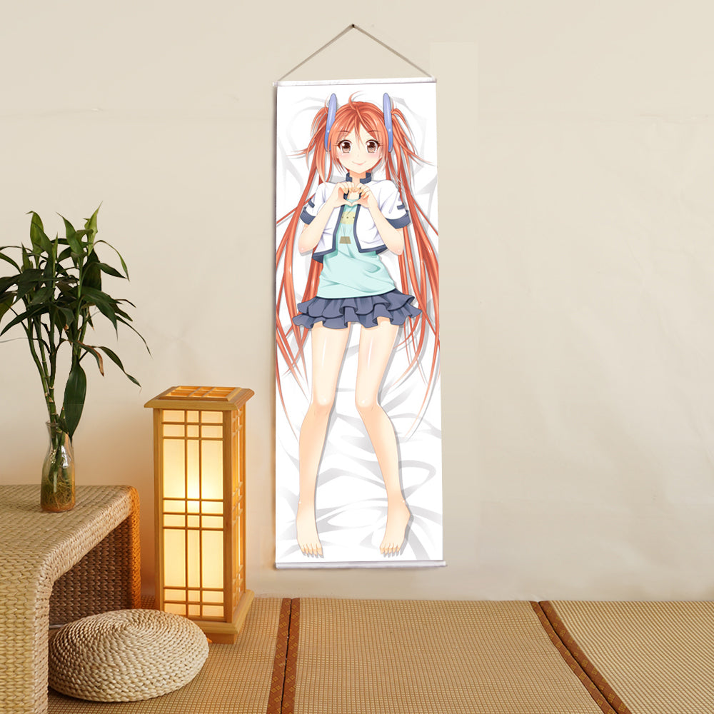 Aihara Enju Black Bullet Anime Digital Printing Wall Scroll