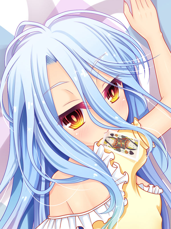 NO GAME NO LIFE white Dakimakura Body Pillow Cover Cute Girl YC0240 YC0241