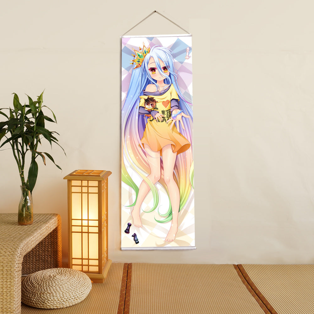 No Game No Life Anime Digital Printing Wall Scroll