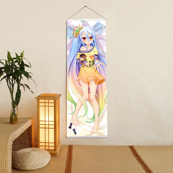 No Game No Life Anime Digital Printing Wall Scroll