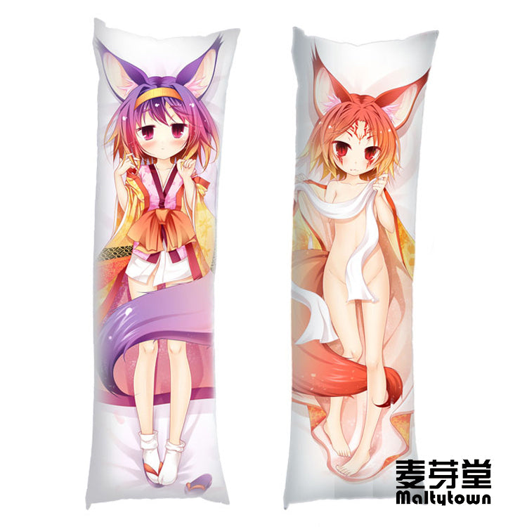 NO GAME NO LIFE Hatsuse Izuna Dakimakura Body Pillow Cover Cute Girl YC0245 YC0246