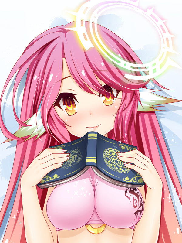 NO GAME NO LIFE sexy pose Jibril Dakimakura Body Pillow Cover Cute Girl YC0254 YC0255