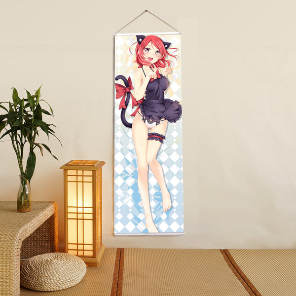 Nishikino Maki Love Live Anime Digital Printing Wall Scroll