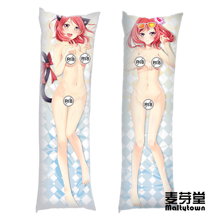 Love Live Nishikino Maki Dakimakura Body Pillow Cover Cute Girl YC0258 YC0259