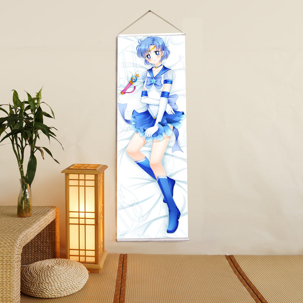 Sailor Moon Ami Mizuno Anime Digital Printing Wall Scroll