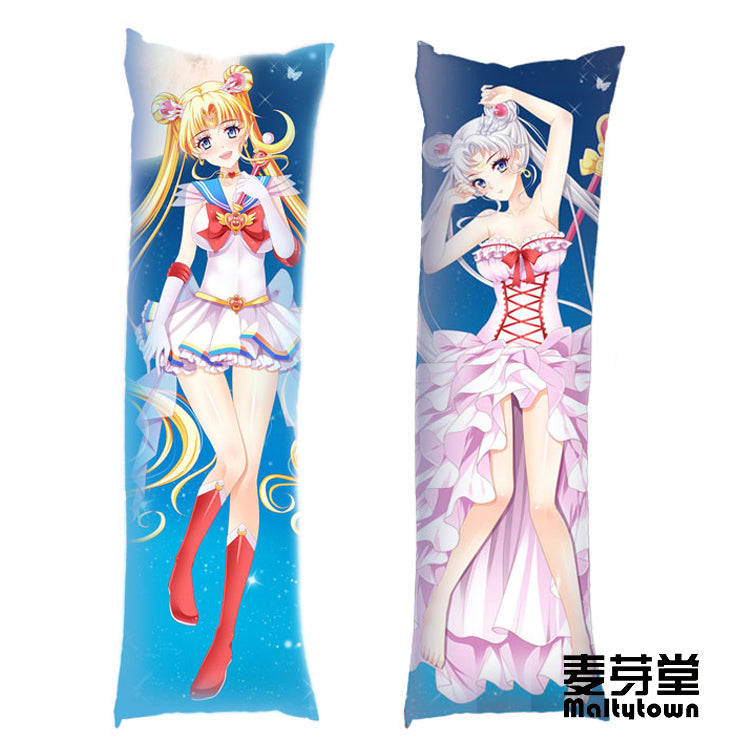 Pretty Soldier Sailor Moon Dakimakura Body Pillow Cover Cute Girl Sailor Moon YC0274 YC0275