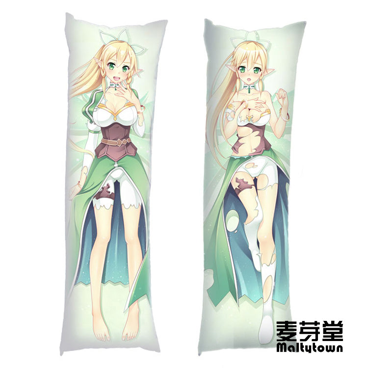 Sword Art Online Dakimakura Body Pillow Cover Cute Girl Leafa YC0280 YC0281